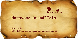 Moravecz Aszpázia névjegykártya